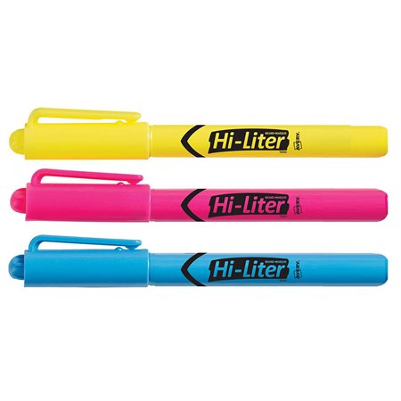 PEN HILITER 3 / PK YLW / PINK / BLUE