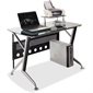 SABIK PC DESK-SILVER / BLACK