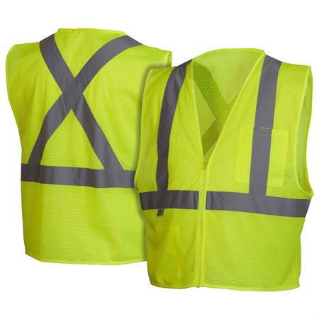 SAFETY VEST HI-VIS LIME *2X-LG