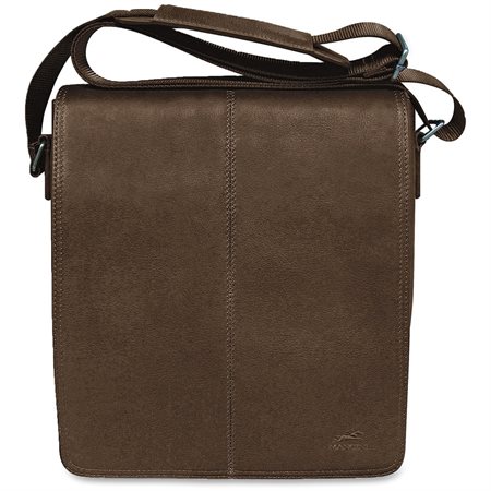 TABLET MESSENGER BAG LTHR BRWN