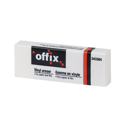 Gomme à effacer blanche en vinyle Offix®