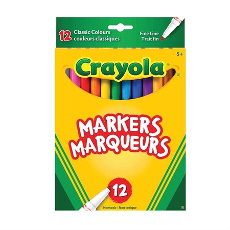 Marqueurs couleurs classiques