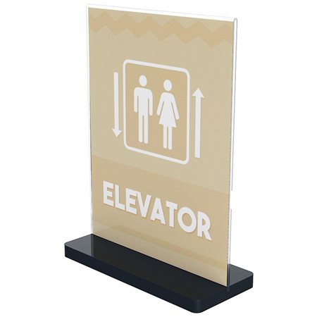 Rectangle Base Sign Holder 8-1 / 2" x 11"