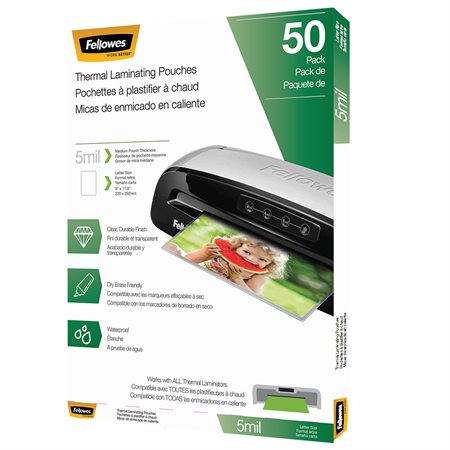 Pochettes de lamination thermique Fellowes