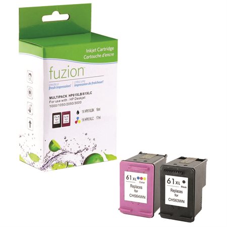 Remanufactured Inkjet Cartridge (Alternative to HP 61XL)