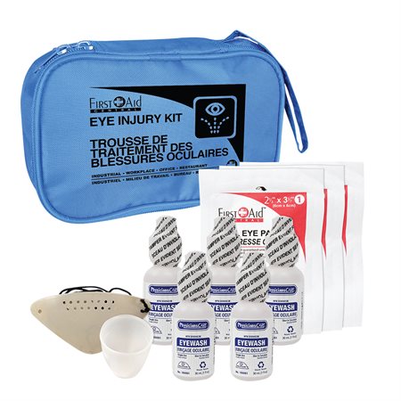 Trousse de premiers soins pour blessures aux yeux