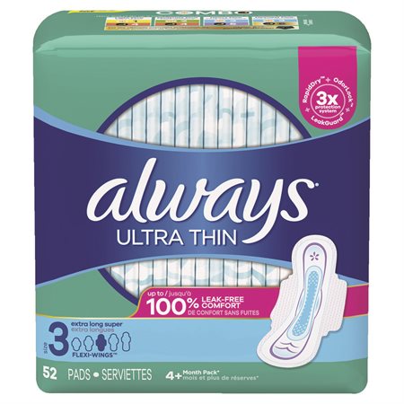 Serviettes hygiénique pour femmes Always Ultra Thin