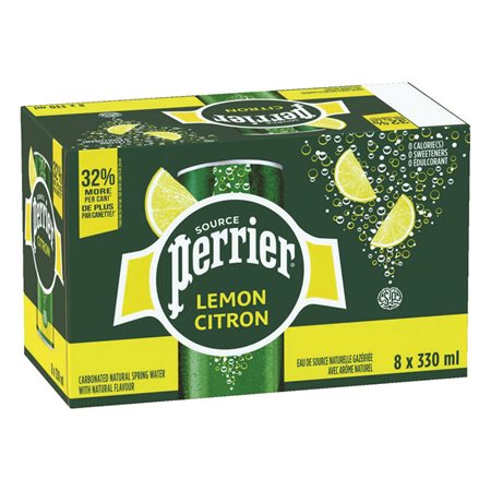 Perrier Lemon Slim Cans