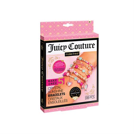 Juicy Couture - Petite boîte bracelets cristaux ensoleillés