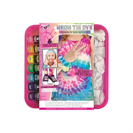 Fashion Angels - Neon Tie Dye- Fashion Design Super Set