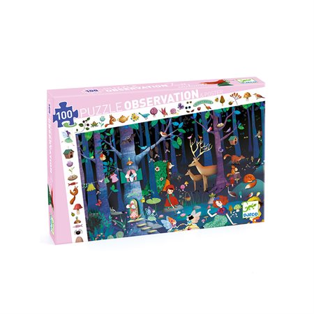 Observation Puzzle - Enchanted Forest (100 pieces)