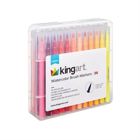 Watercolor Brush Markers (36 colors)