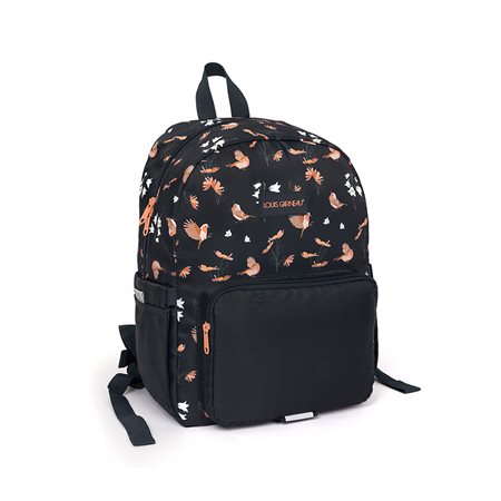 School Bag with Front Pocket - Birds Louis Garneau