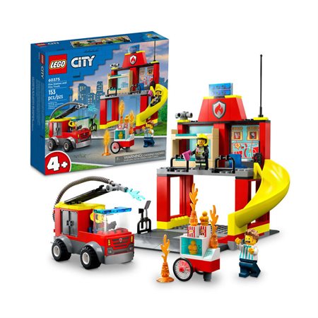 LEGO® City- La caserne et le camion de pompier