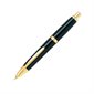 Stylo Plume Capless noir (pointe médium)- Accents dorés