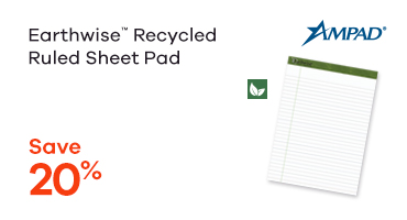 Recycled Ruled Sheet Pad