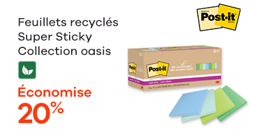 Feuillets recycles Post it