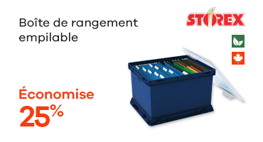 Boite de rangement empilable
