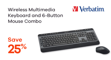 Wireless Multimedia Keyboard and 6 Button Mouse